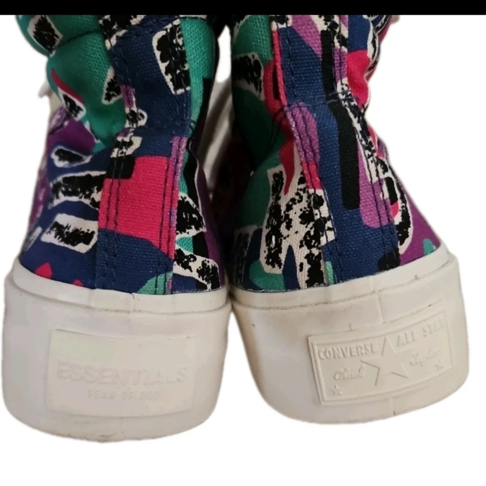 Fear of God ESSENTIALS x Converse Unisex Skid Grip Limoges Green 9M 10.5 W - Picture 9 of 13